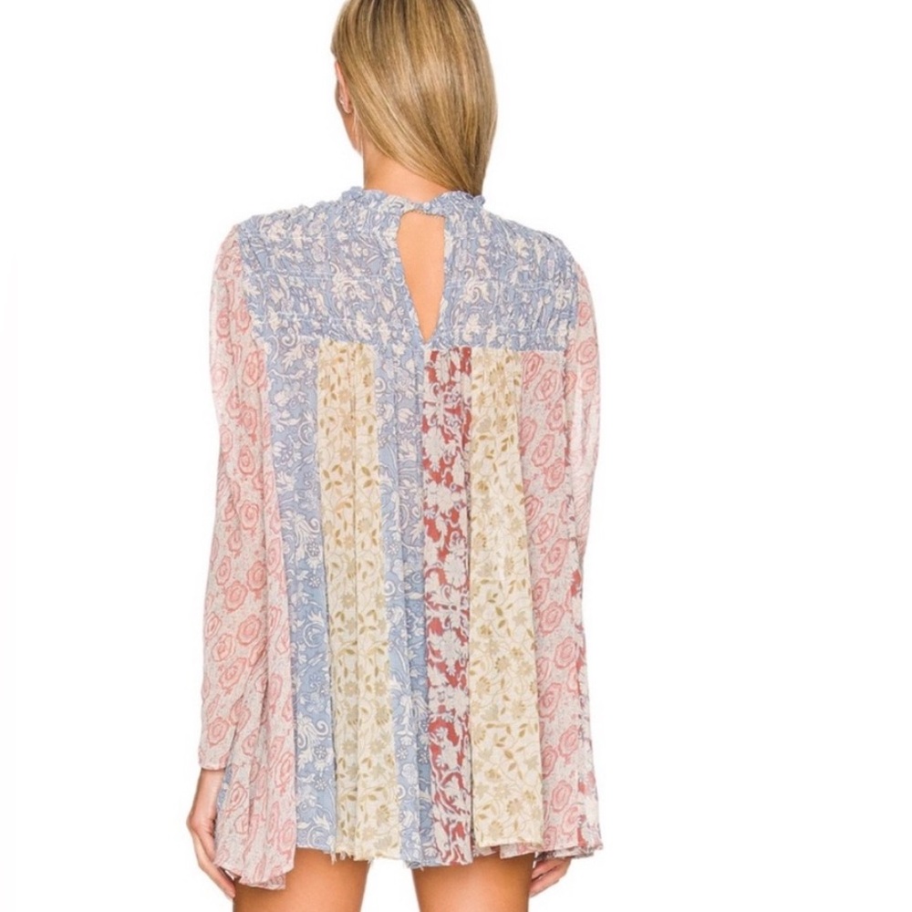 Free People Merrie Mix Print Tunic - Picture 6 of 8